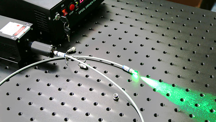 520nm 6W 光纤耦合激光器 高功率绿色激光